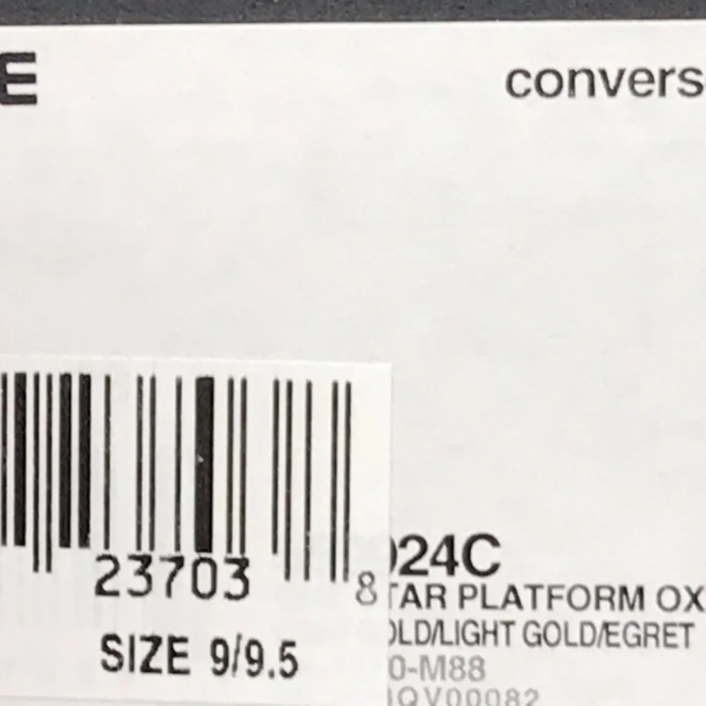 Converse‎ One Star Platform Ox Gold Egret Shoes